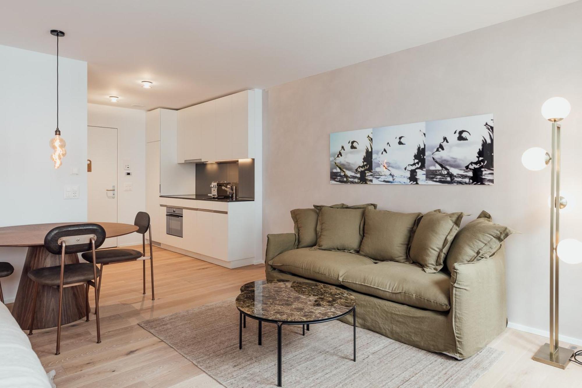 Gubelhof Suites Zug Oda fotoğraf