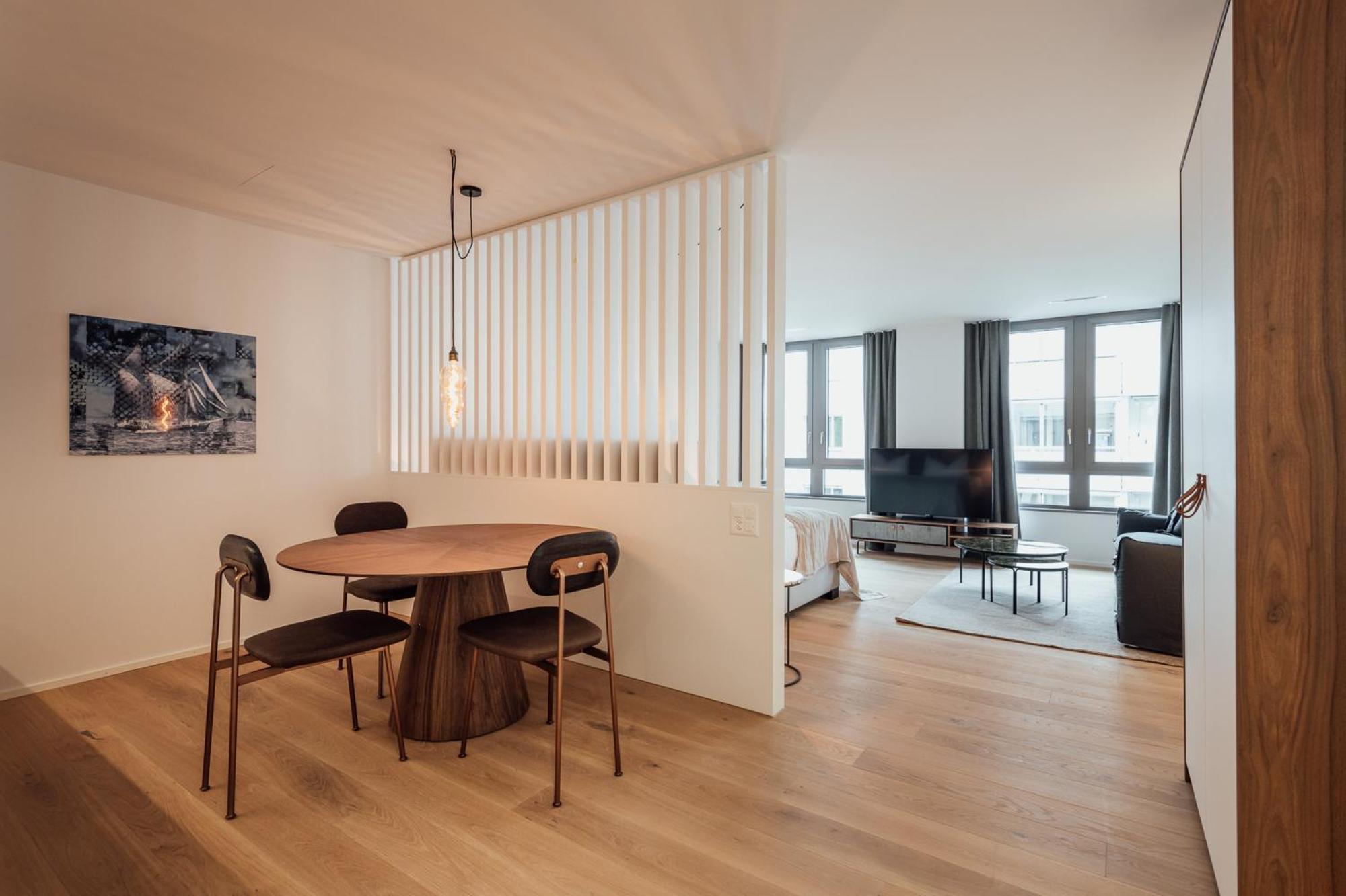 Gubelhof Suites Zug Oda fotoğraf